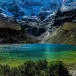 Humantay Lake Glacier Green Water