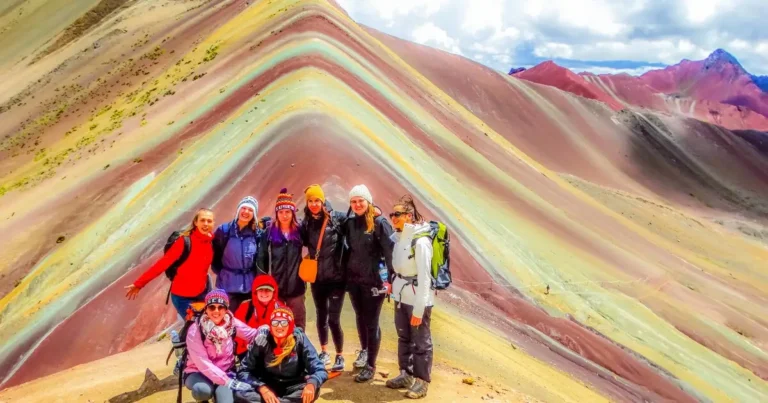 Rainbow Mountain Group Friends Trekking