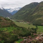 Sacred Valley Terraces Aerial View